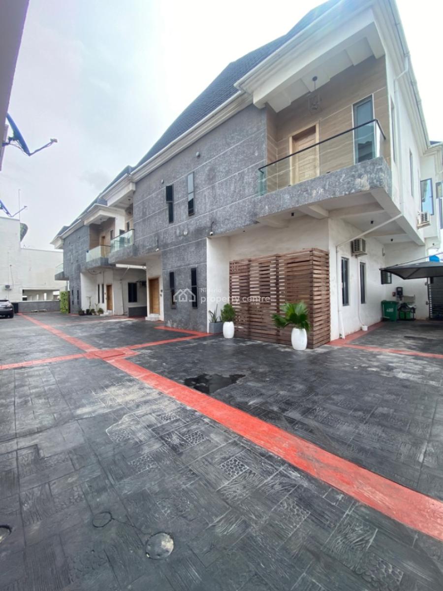 Spacious 4 Bedrooms Terrace Duplex with Bq, Orchid Road -gated Estate, Lekki Phase 2, Lekki, Lagos, Terraced Duplex for Rent