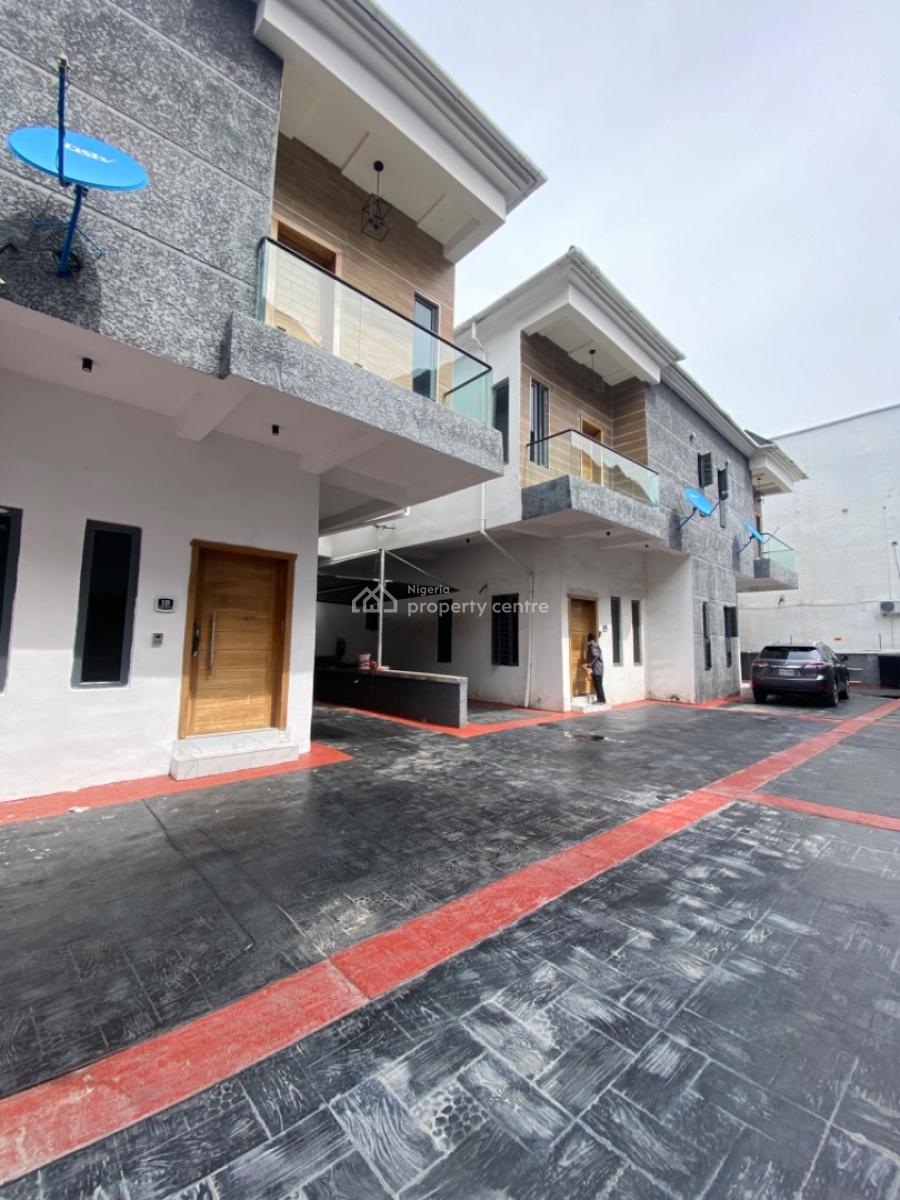 Spacious 4 Bedrooms Terrace Duplex with Bq, Orchid Road -gated Estate, Lekki Phase 2, Lekki, Lagos, Terraced Duplex for Rent