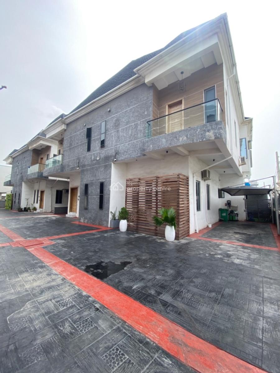 Spacious 4 Bedrooms Terrace Duplex with Bq, Orchid Road -gated Estate, Lekki Phase 2, Lekki, Lagos, Terraced Duplex for Rent