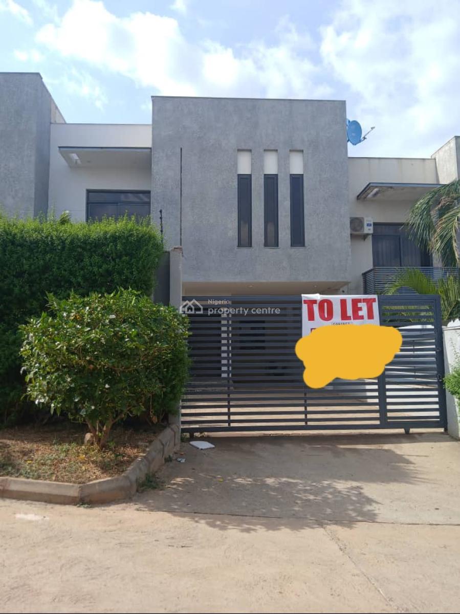 Tastefully Finished 4 Bedroom Terrace Duplex with Bq, Off Magistrate Court, Life Camp, Abuja, Terraced Duplex for Rent