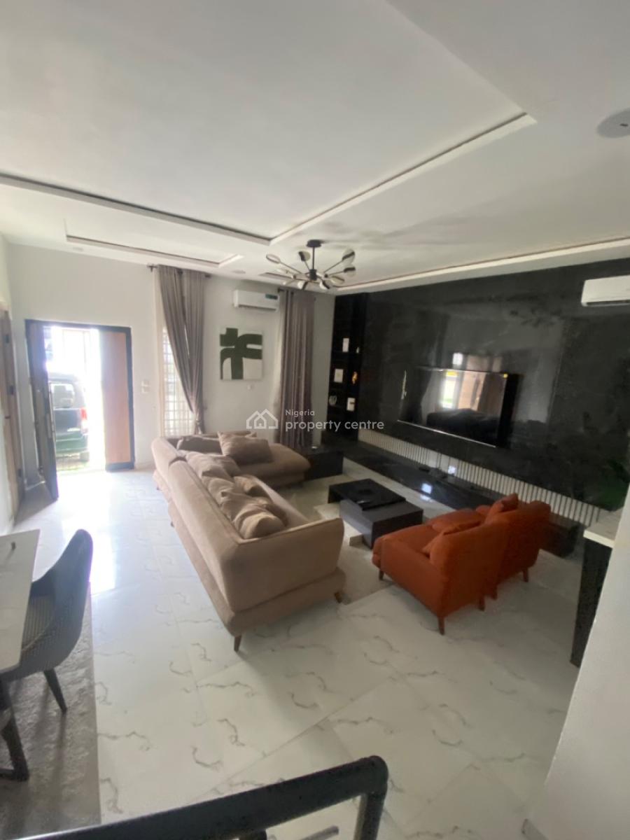 Not Furnished-4 Bedrooms Semi Detached Duplex with Bq, Orchid Road -gated Estate, Lekki Phase 2, Lekki, Lagos, Semi-detached Duplex for Rent