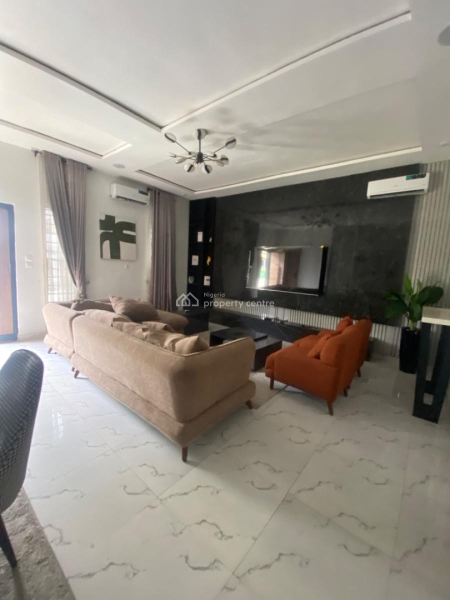 Not Furnished-4 Bedrooms Semi Detached Duplex with Bq, Orchid Road -gated Estate, Lekki Phase 2, Lekki, Lagos, Semi-detached Duplex for Rent