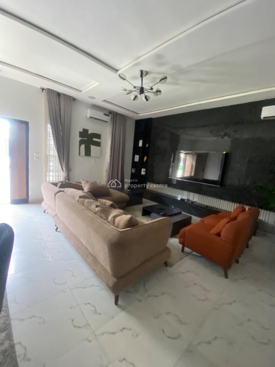 Not Furnished-4 Bedrooms Semi Detached Duplex with Bq, Orchid Road -gated Estate, Lekki Phase 2, Lekki, Lagos, Semi-detached Duplex for Rent