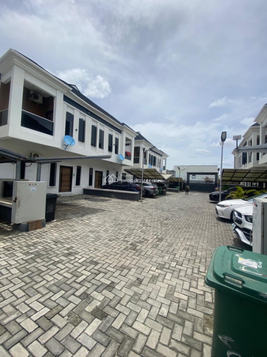 Not Furnished-4 Bedrooms Semi Detached Duplex with Bq, Orchid Road -gated Estate, Lekki Phase 2, Lekki, Lagos, Semi-detached Duplex for Rent