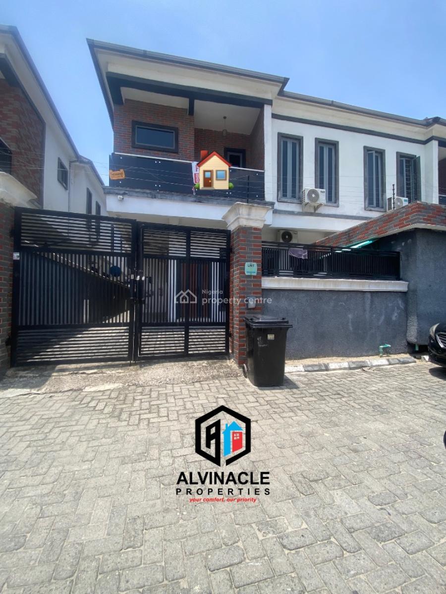Furnished 4 Bedroom Duplex with 1bq, Orchid Road, Lekki, Lagos, Semi-detached Duplex for Rent