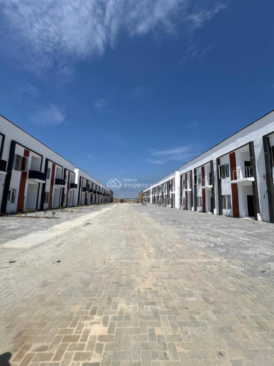 Solar Powered 2bedroom Terrace in a Well Secured Estate, Capital Terraces, Eleko, Ibeju Lekki, Lagos, Terraced Duplex for Sale