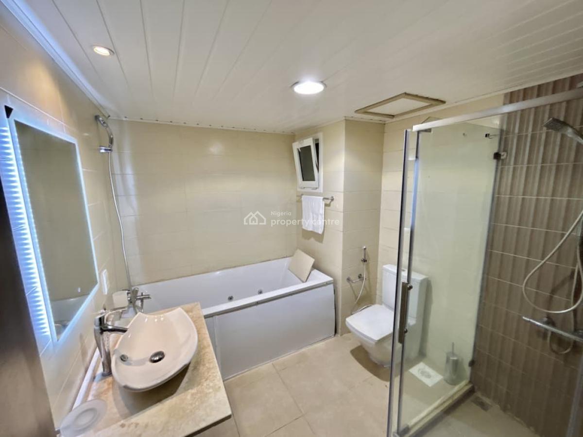 Waterfront Furnished 3 Bedroom Flat, Banana Island Road, Ikoyi, Lagos, Flat / Apartment for Rent