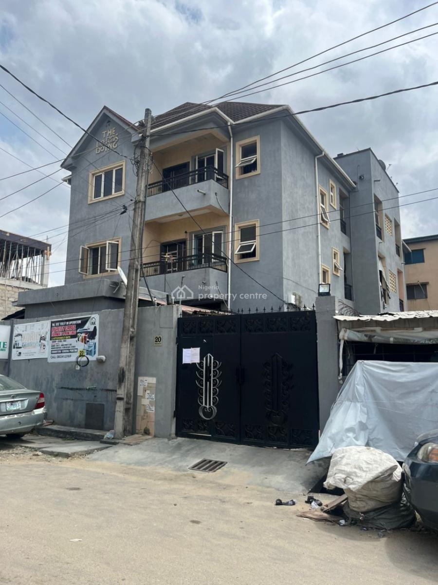 Block of 3 Bedroom Apartments (6 Units) and a Warehouse, Off Alhaji Masha Road, Aguda, Surulere, Lagos, Block of Flats for Sale