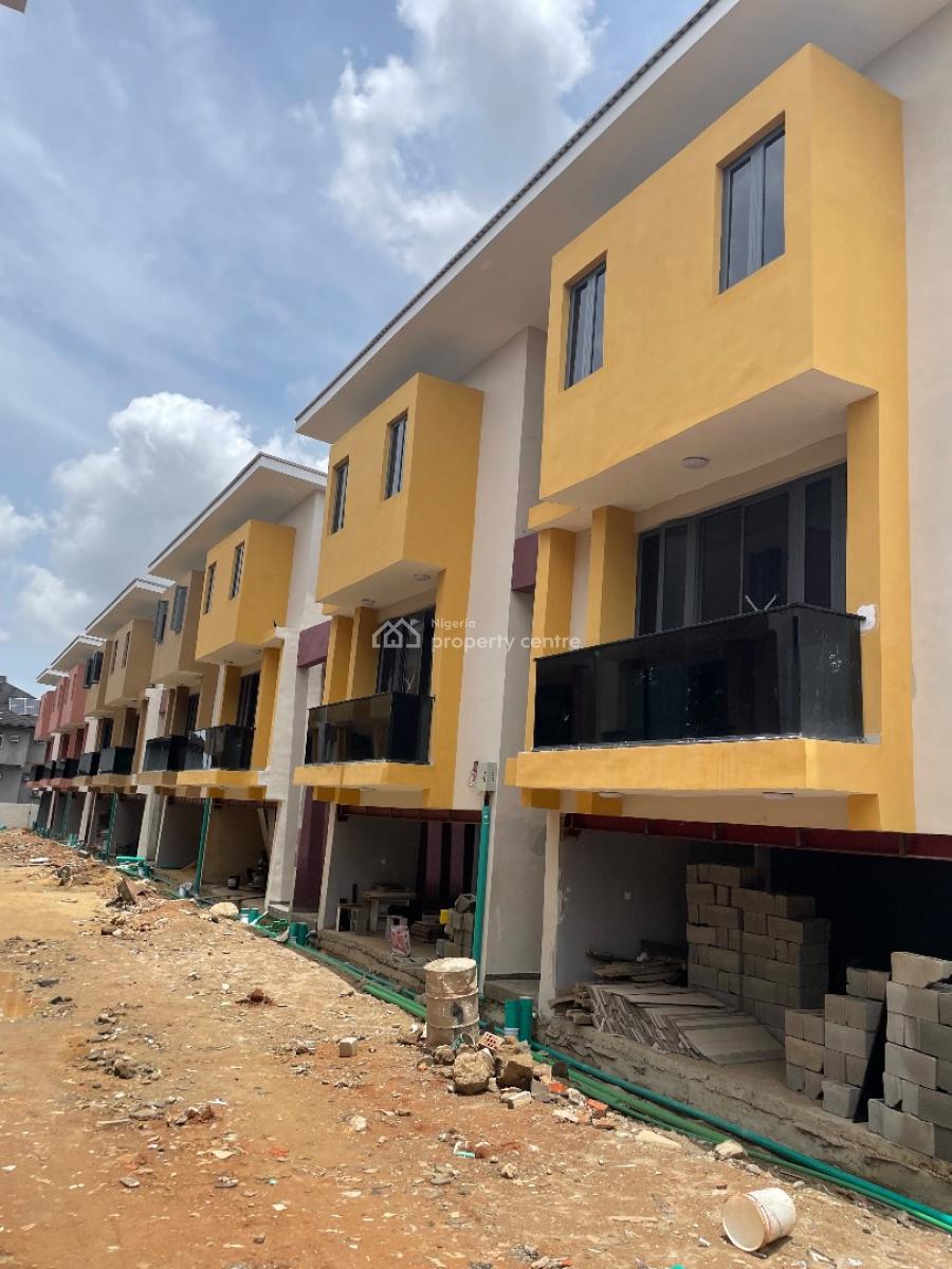 New 4bedroom Duplex with a Room Bq, Estate, Adeniyi Jones, Ikeja, Lagos, Terraced Duplex for Sale