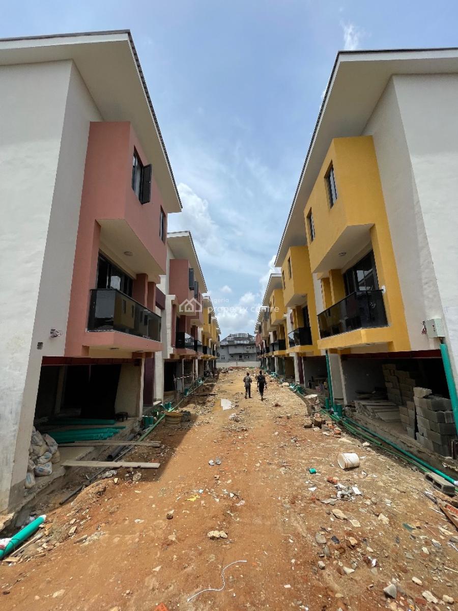 New 4bedroom Duplex with a Room Bq, Estate, Adeniyi Jones, Ikeja, Lagos, Terraced Duplex for Sale