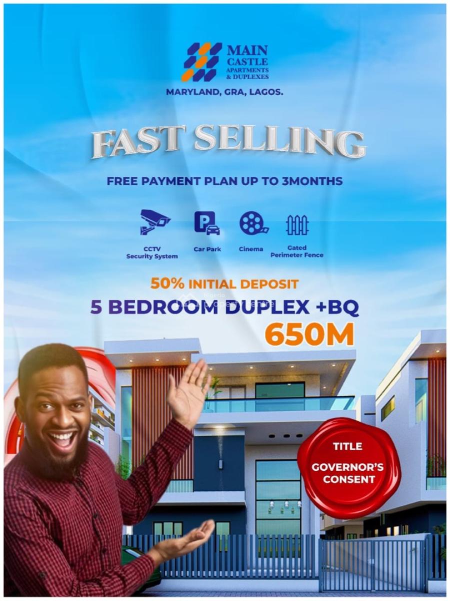 Main Castle Duplexes, No 4, Iya Oloye Crescent, Maryland Ikeja, Lagos., Maryland, Lagos, Detached Duplex for Sale