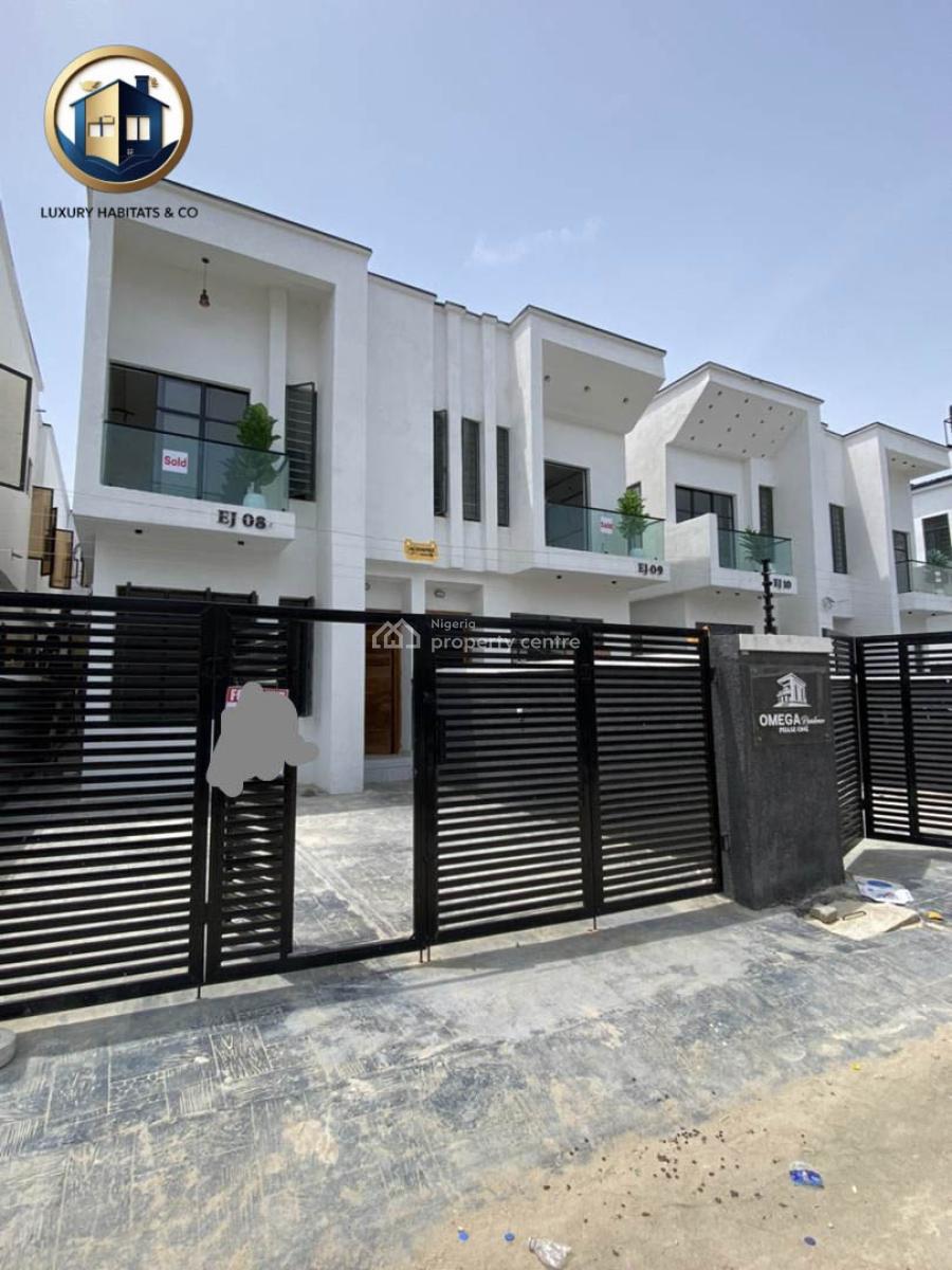 4 Bedroom Semi Detached Duplex with a Bq, Ikota, Lekki, Lagos, Semi-detached Duplex for Rent