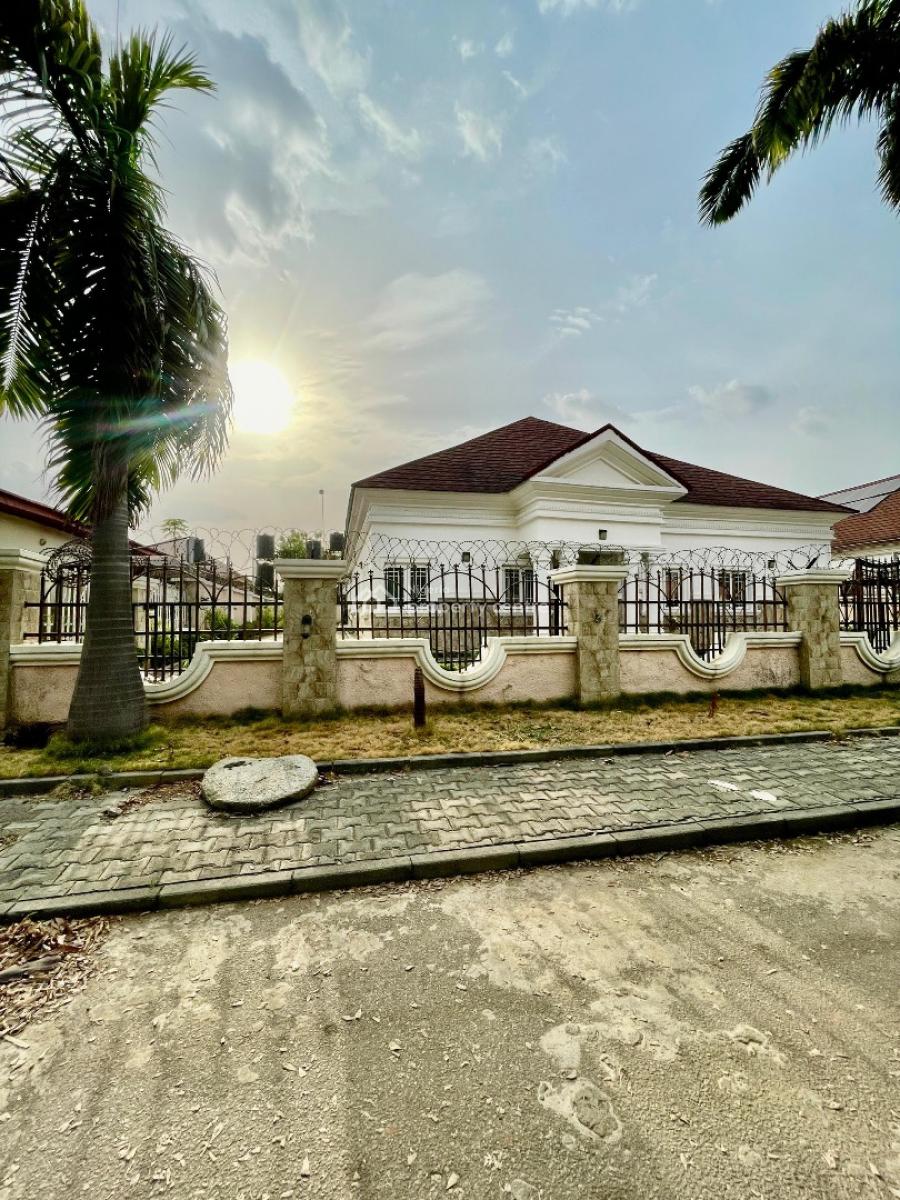 a Spacious 4 Bedroom Bungalow with Bq, Citec Estate, Jabi, Abuja, Detached Bungalow for Sale