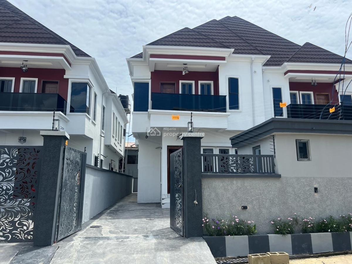 Luxury 4bedroom Semi Detached Duplex at Lekki, Chevron New Road, Lekki, Lagos, Semi-detached Duplex for Sale