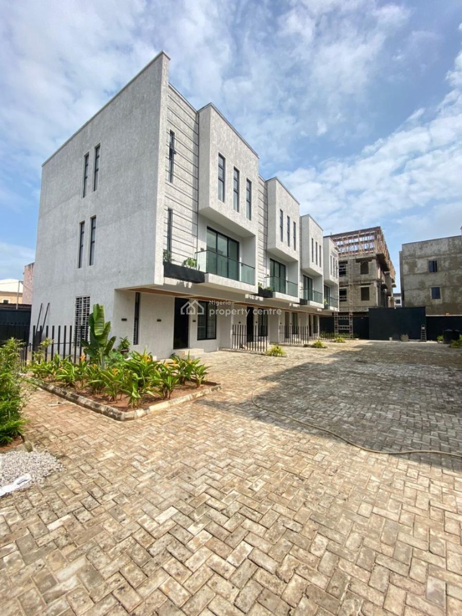 New Built 4 Bedroom Terrace Duplex with Bq, Ikate, Ikate, Lekki, Lagos, Terraced Duplex for Sale