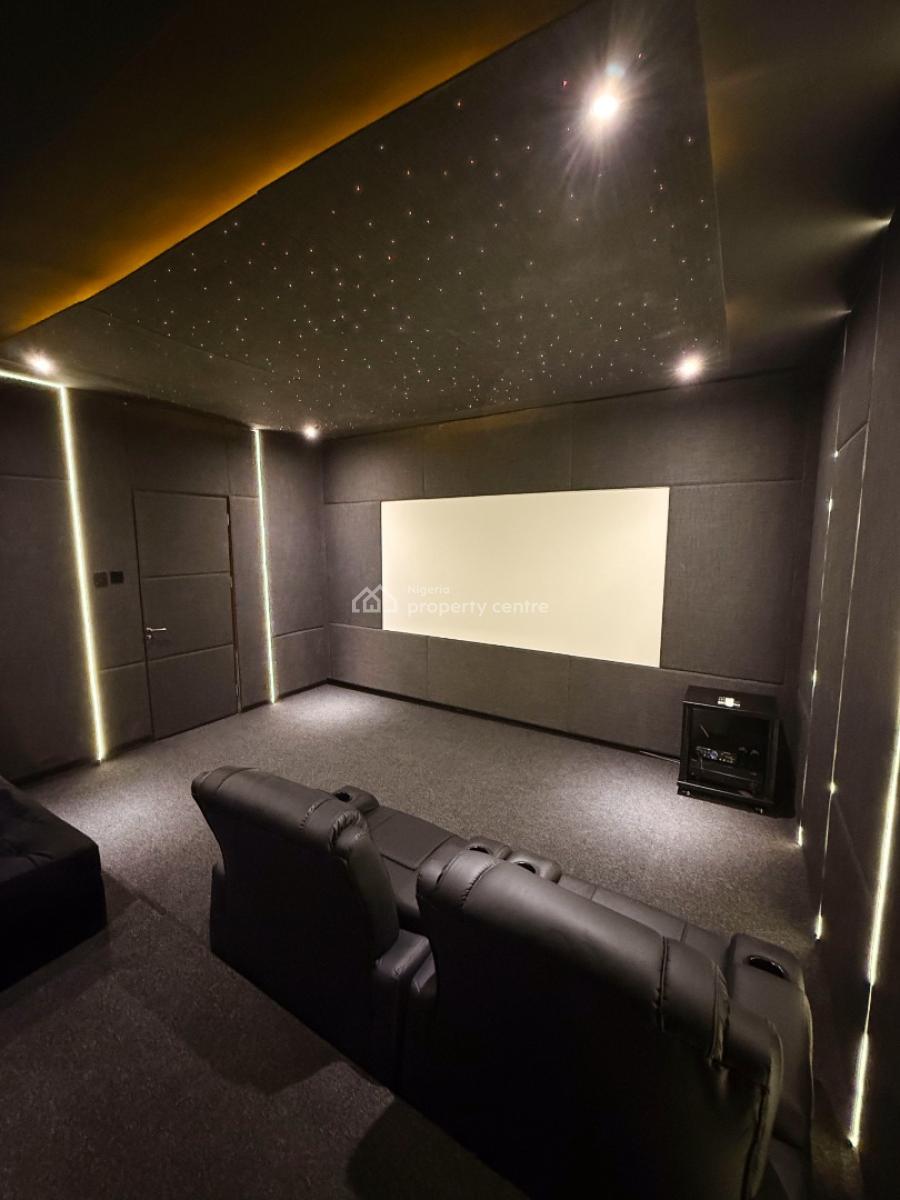 Luxury High Rise 2 Bedroom with a Cinema and Pool Table, Richmond Pearl Estate, Lekki Phase 1, Lekki, Lagos, Flat / Apartment Short Let