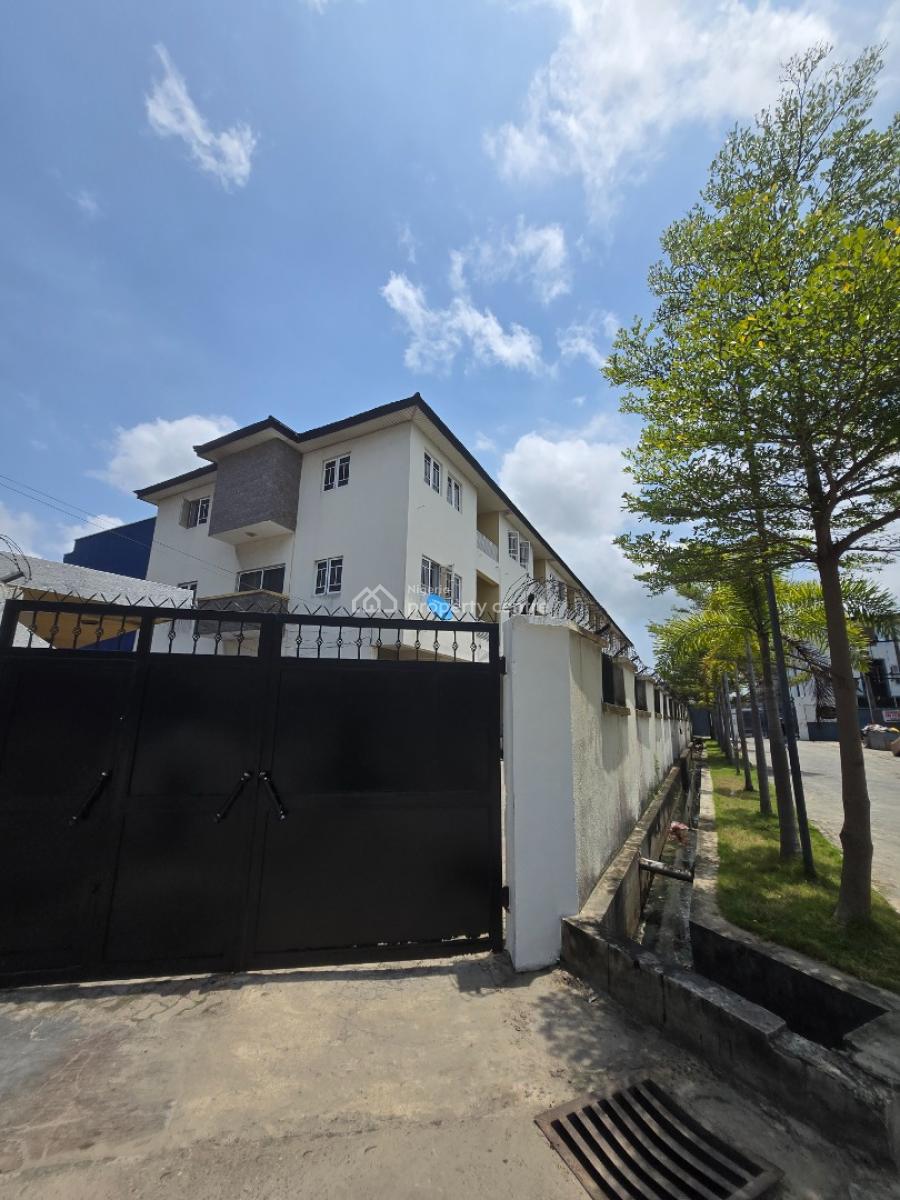 Standard Self Service 3-bedroom Terrace with a Study Room and Bq at Ik, Off Kosonla Road , Skate Lagos, Ikate Elegushi, Lekki, Lagos, Terraced Duplex for Rent