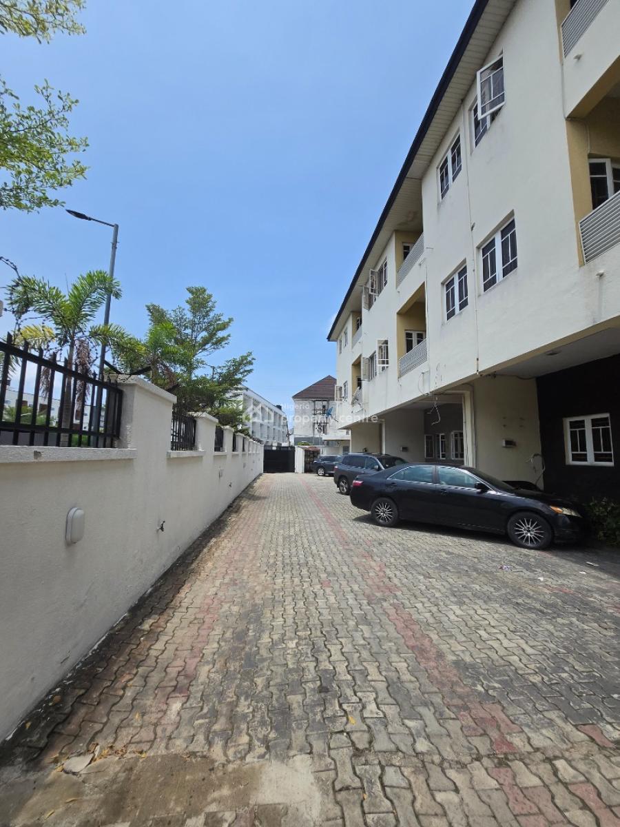 Standard Self Service 3-bedroom Terrace with a Study Room and Bq at Ik, Off Kosonla Road , Skate Lagos, Ikate Elegushi, Lekki, Lagos, Terraced Duplex for Rent