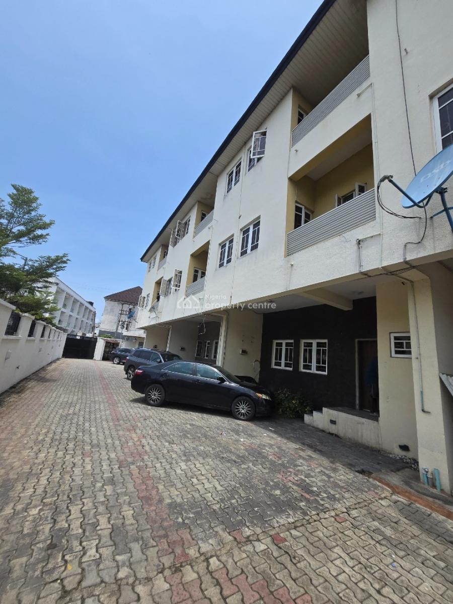 Standard Self Service 3-bedroom Terrace with a Study Room and Bq at Ik, Off Kosonla Road , Skate Lagos, Ikate Elegushi, Lekki, Lagos, Terraced Duplex for Rent