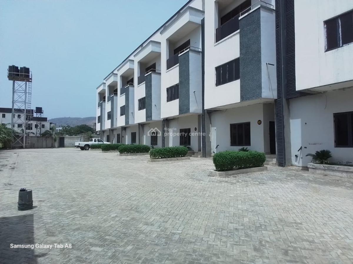 Massive 4 Bedroom Terrace Duplex with Bq, Jahi Off Gilmore, Jahi, Abuja, Terraced Duplex for Sale