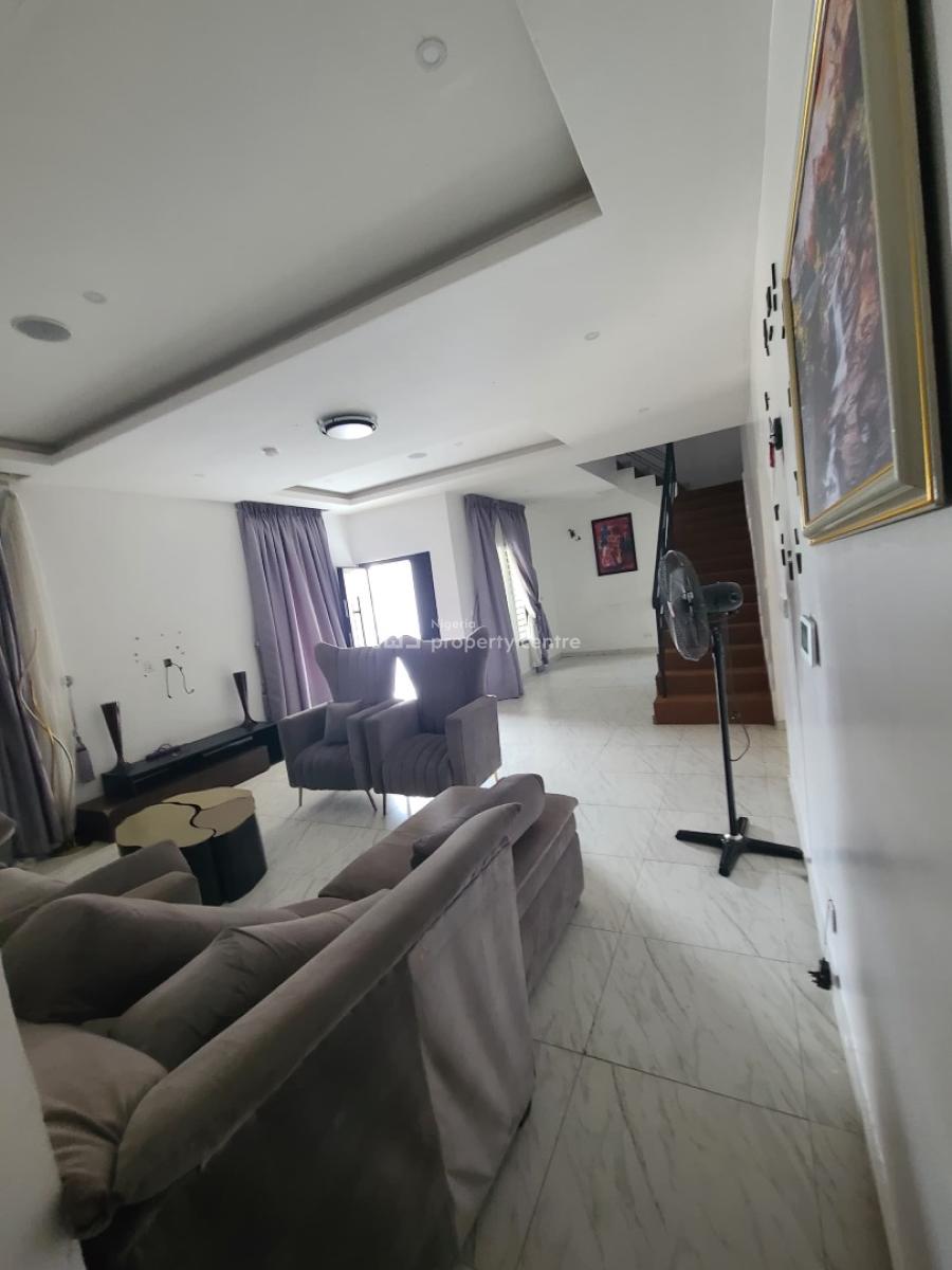 Luxury Spacious Well Furnished 4 Bedroom Terrace Duplex with Bq, Urban Prime Estate, Ajah, Lagos, Terraced Duplex for Rent
