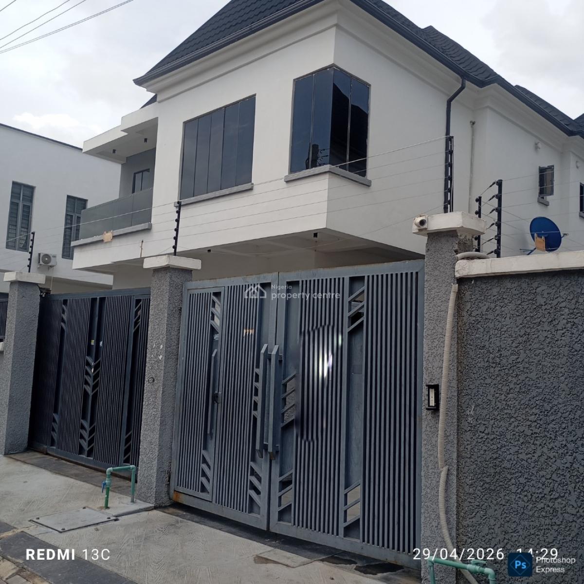 4-bed Very Spacious Luxury Duplex (self Compound), Harris Drive, Vgc, Lekki, Lagos, Detached Duplex for Rent