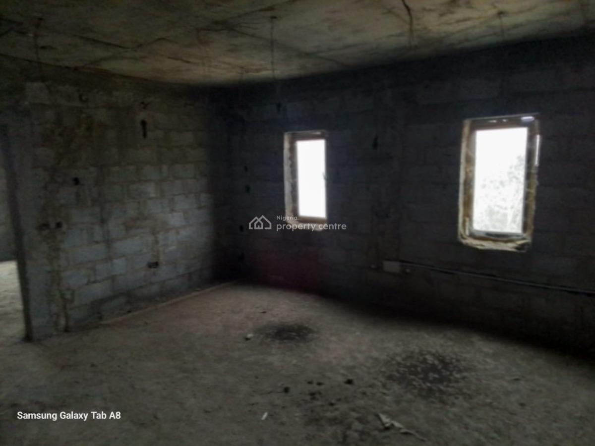 4 Bedroom Terrace Shell with Separate 1 Bedroom Basement, Guzape, Guzape District, Abuja, Terraced Duplex for Sale