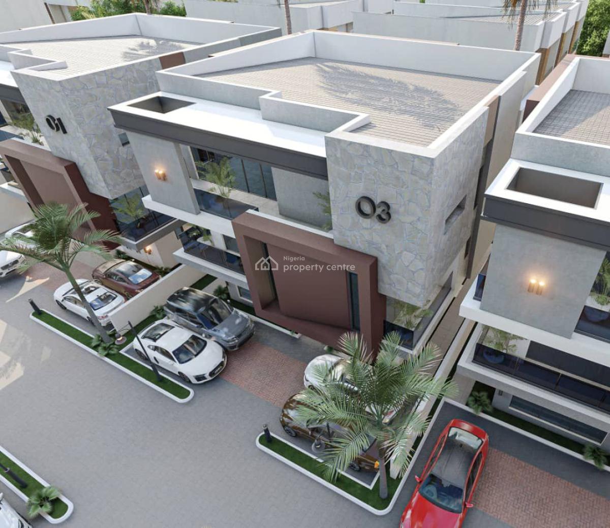 5 Bedroom Detached Duplex Off Plan, Guzape Off Asokoro, Guzape District, Abuja, Detached Duplex for Sale