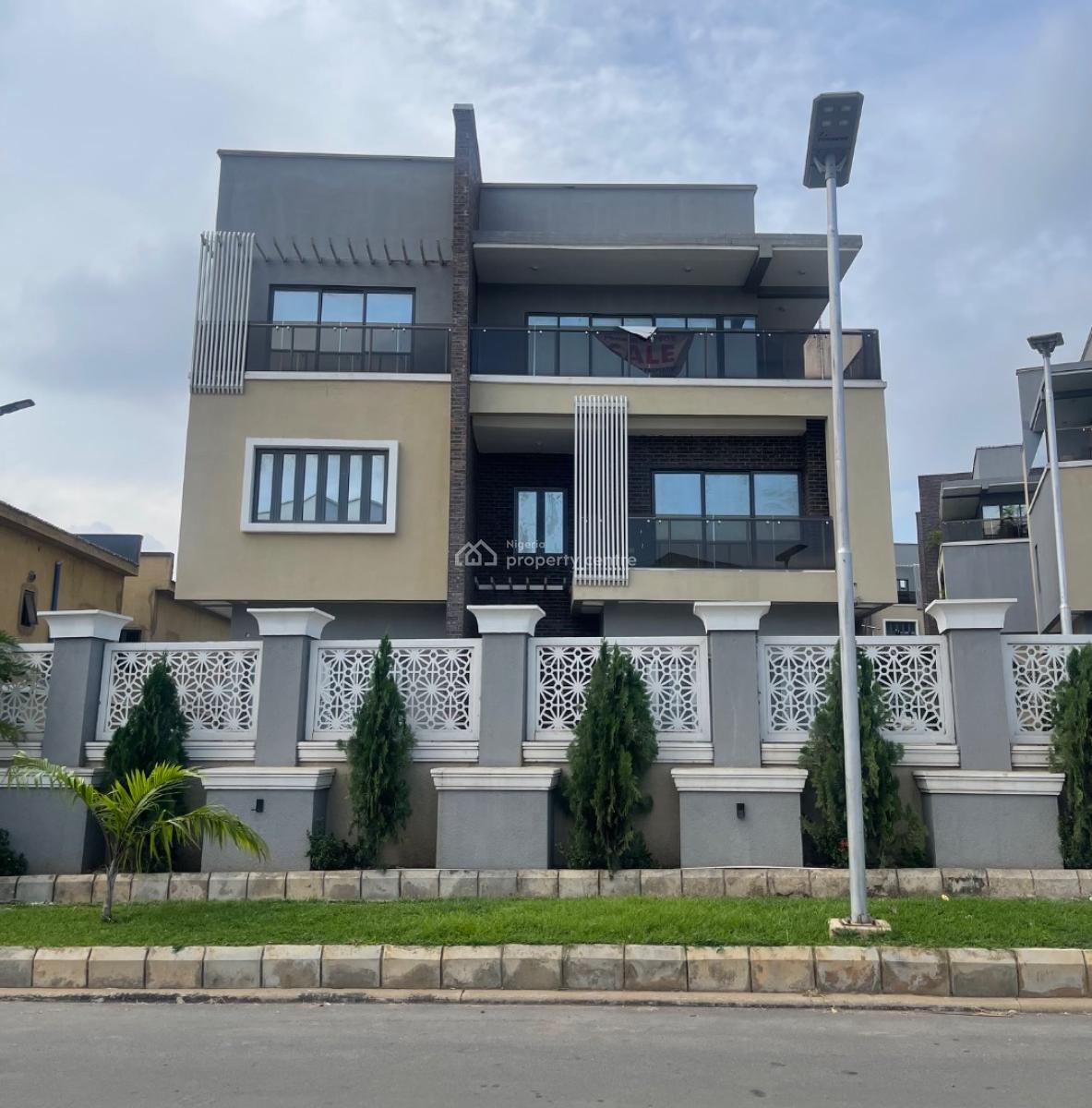 Luxury 5 Bedrooms Duplex with Bq and Pool, Asokoro District, Abuja, Detached Duplex for Sale