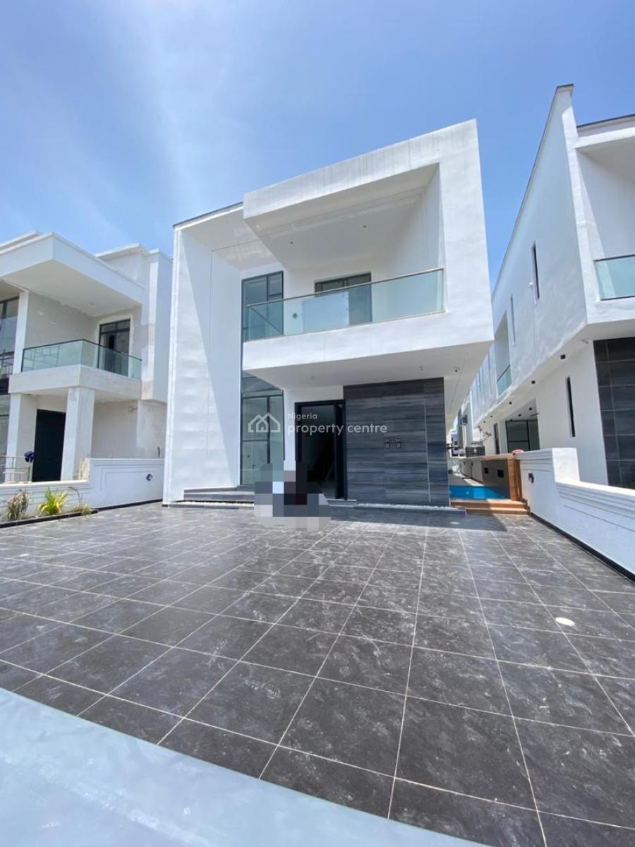 Nice 5 Bedroom Fully Detached Duplex with a Bq & Swimming Pool, Lekki County Homes, Ikota, Lekki, Lagos, Detached Duplex for Sale