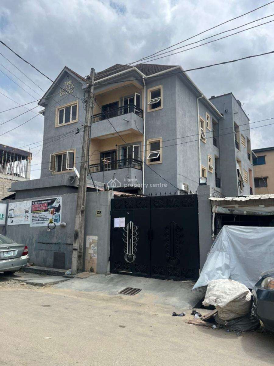 Nicely Maintained Block of (6 Units) 3 Bedroom Flat, Inclusive of Grou, Off Masha Road, Surulere, Lagos, Block of Flats for Sale