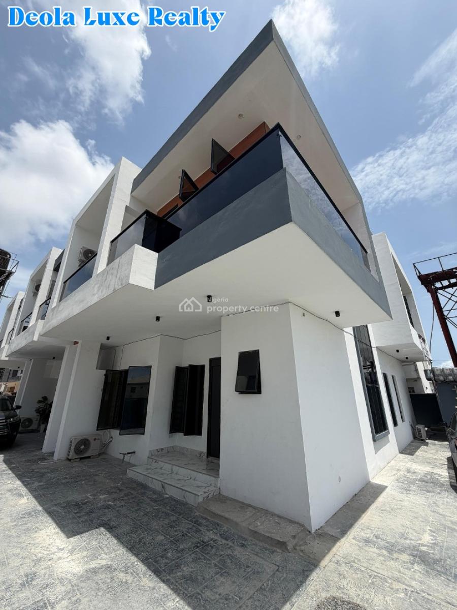 Osapa (pinnock) Deal. 4 Bedroom Terrace Mreif Ready, Pinnock Road, Osapa, Lekki, Lagos, Terraced Duplex for Sale