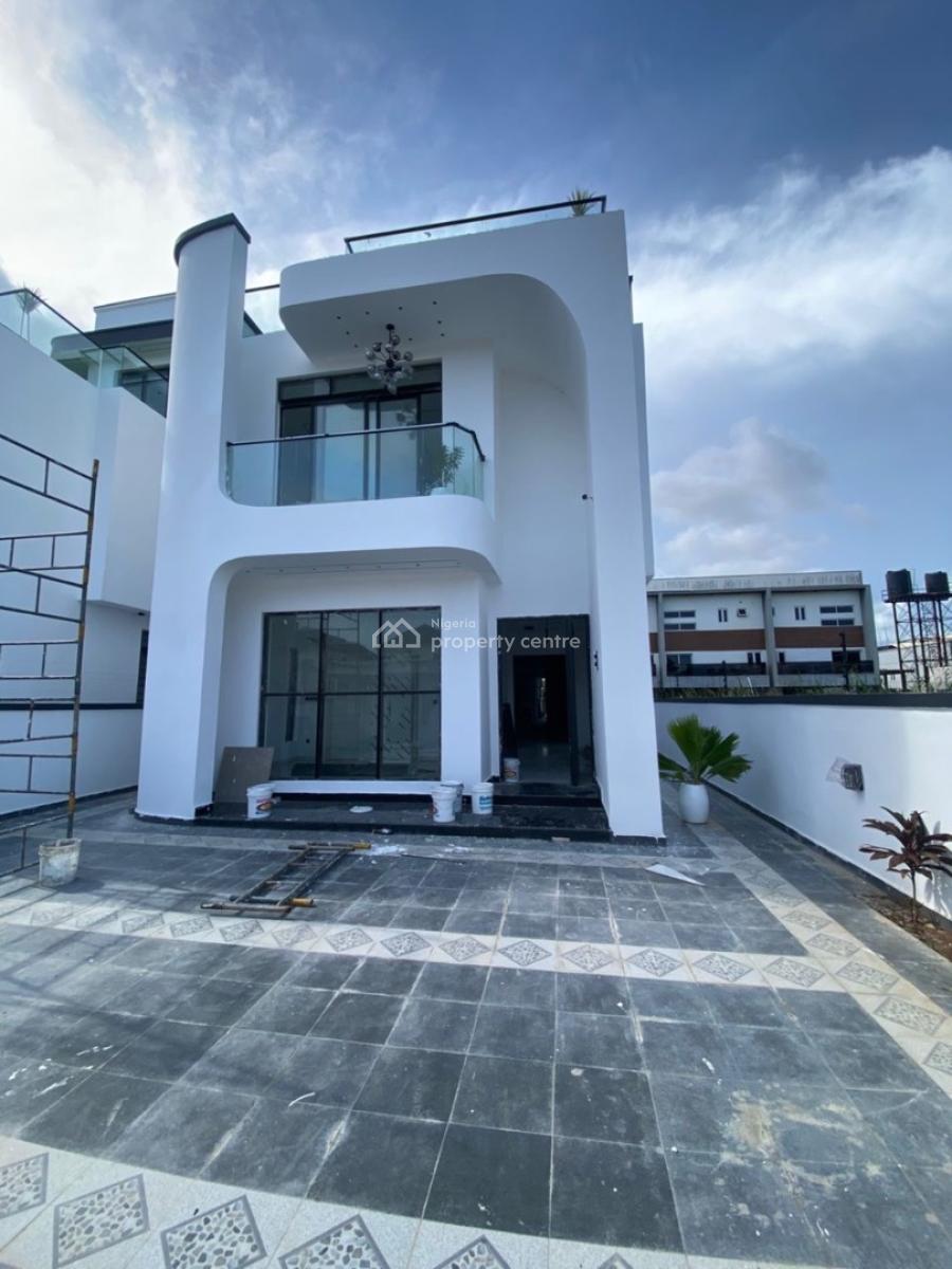 Gorgeous 5 Bedroom Fully Detached Duplex with Bq & Cinema, Ikate, Lekki, Lagos, Detached Duplex for Sale