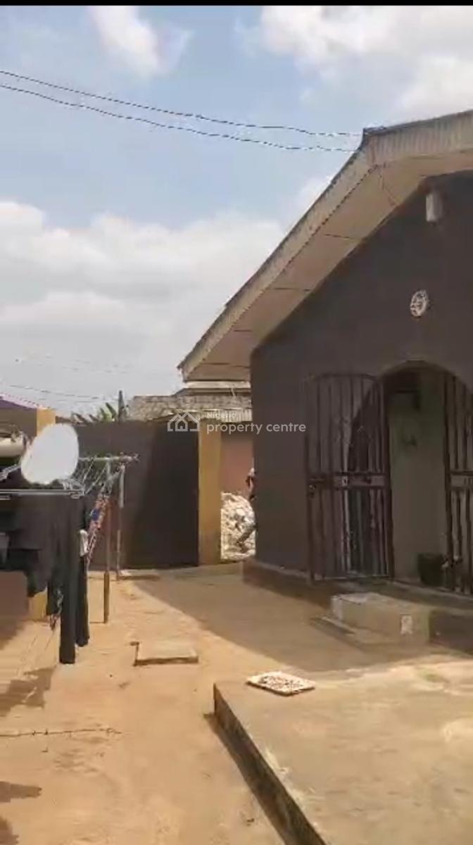 3 Bedroom Bungalow Building Sitting on More Than Half Plot of Land, Ikola, Command Lagos State, Alagbado, Ifako-ijaiye, Lagos, Detached Bungalow for Sale