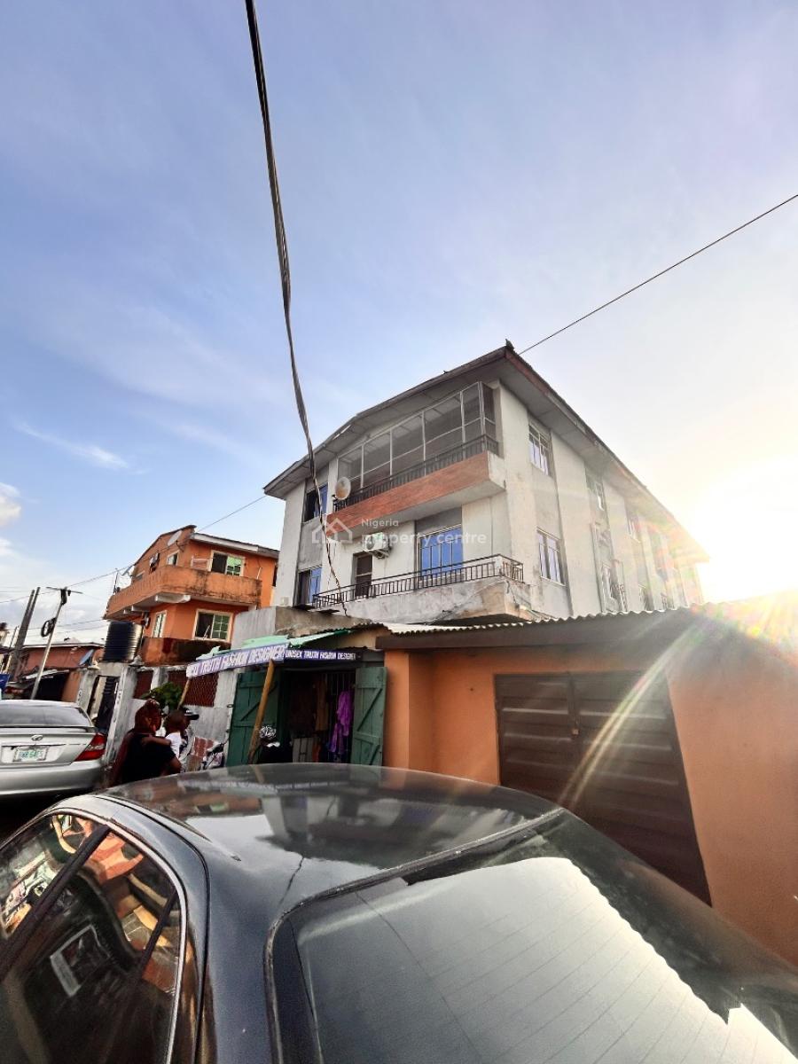 Twin Building on a Big Land Measuring About 800sqmtrs, Off Ibefun Street, Alapere, Ketu, Lagos, Block of Flats for Sale