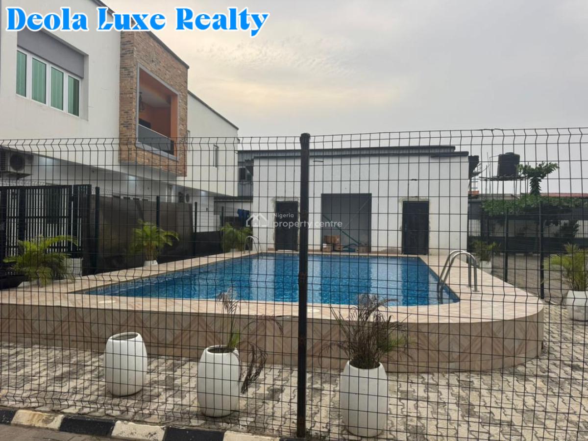 Distress Deal: 4 Bedrooms Terraced Corner Piece + Bq, First Serious Bu, Ikate, Lekki, Lagos, Terraced Duplex for Sale