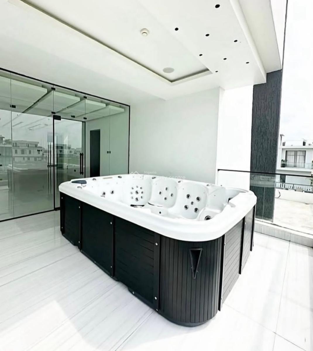 6 Bedroom Detached Duplex with 2 Bq Pool, Cinema & Elevator, Cowrie Creek Estate, Ikate, Lekki, Lagos, Detached Duplex for Sale