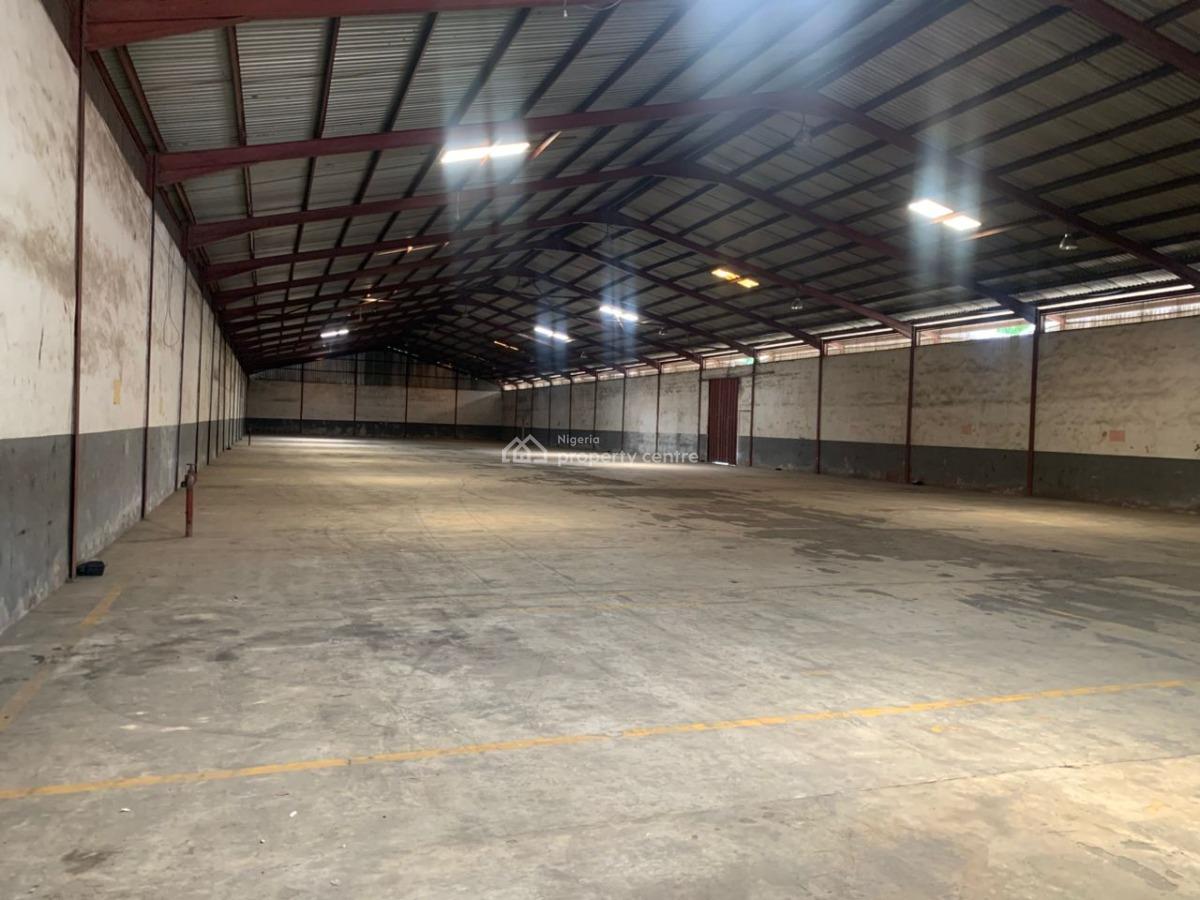 27,574sqft Very Neat High Roof Warehouse, Afprint Estate, Isolo, Lagos, Warehouse for Rent