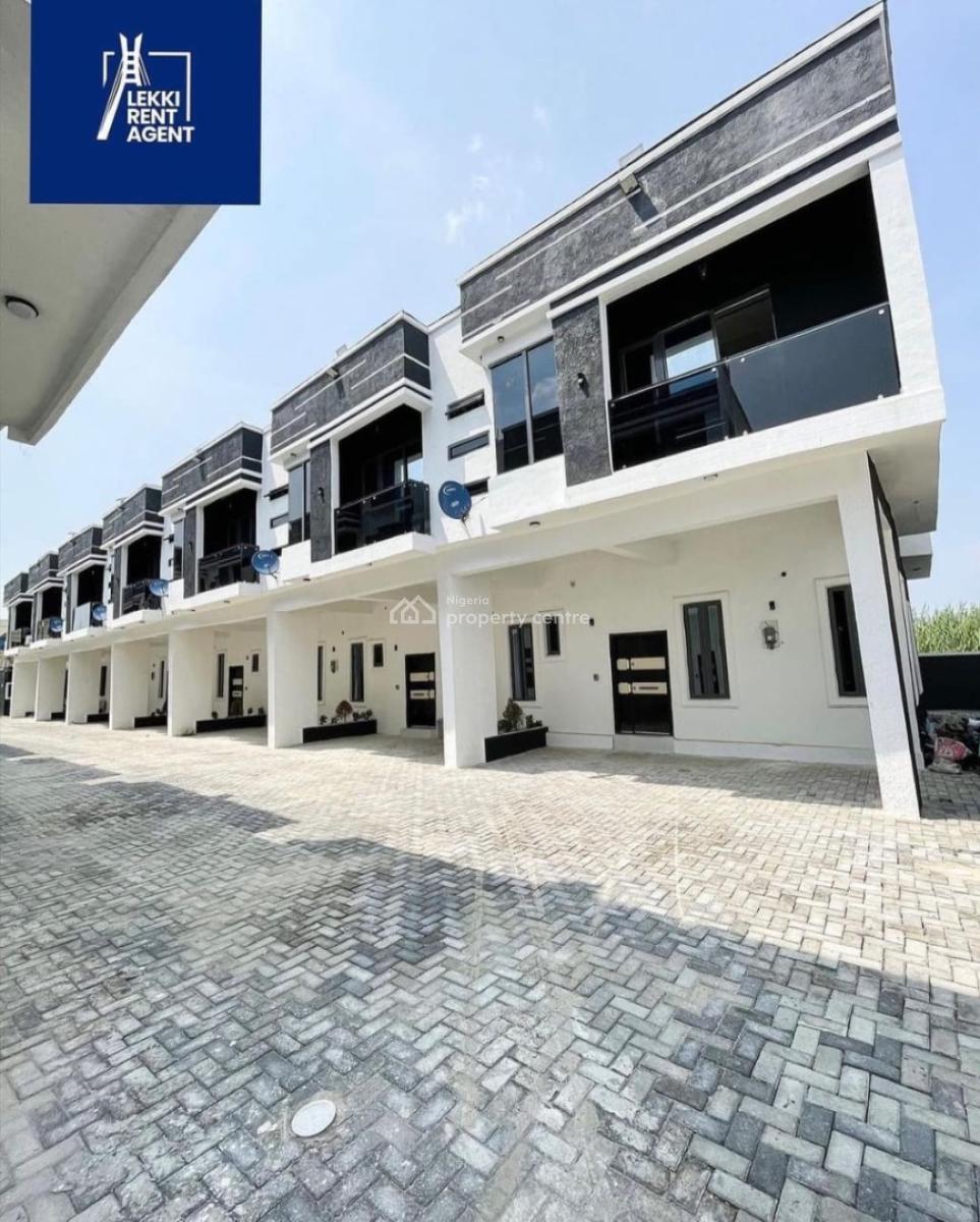 4 Bedroom Duplex, Lekki Palm City Estate, Ajah, Ajah, Lagos, Terraced Duplex for Rent