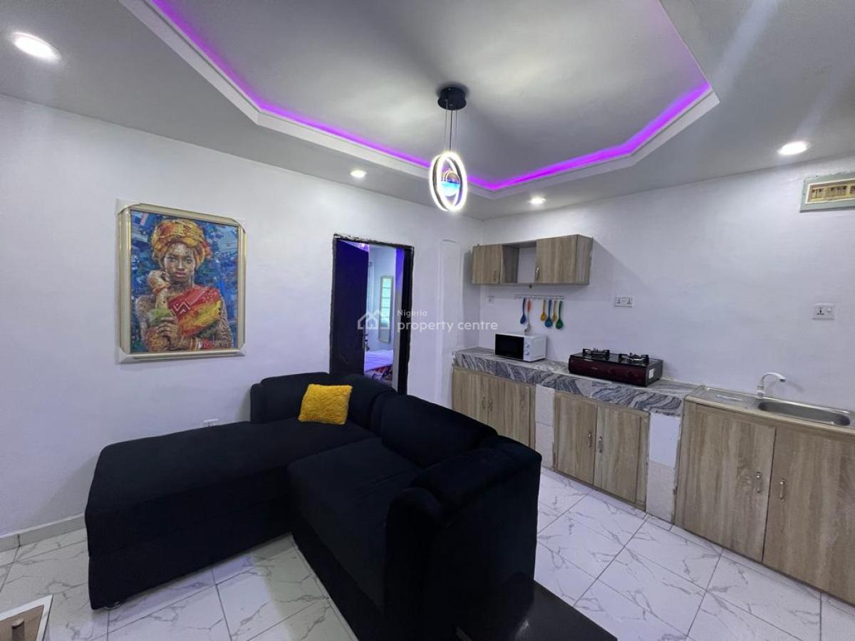 1 Bedroom Fully Serviced Apartments, Ogunlana Drive, Surulere, Lagos, Mini Flat (room and Parlour) Short Let