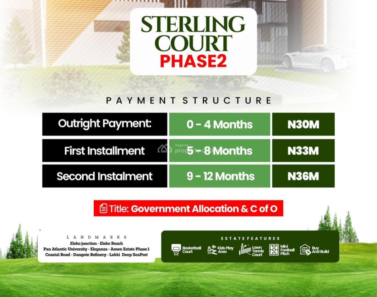 Position Yourself Where Progress Pays and Secure a 100% Dry Land, Iberekodo Government Scheme, Ibeju Lekki, Lagos, Residential Land for Sale