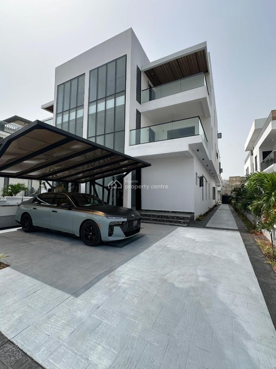 Contemporary 5 Bedroom Semi Detached Duplex, Cowrie Creek, Ikate, Lekki, Lagos, Semi-detached Duplex for Sale