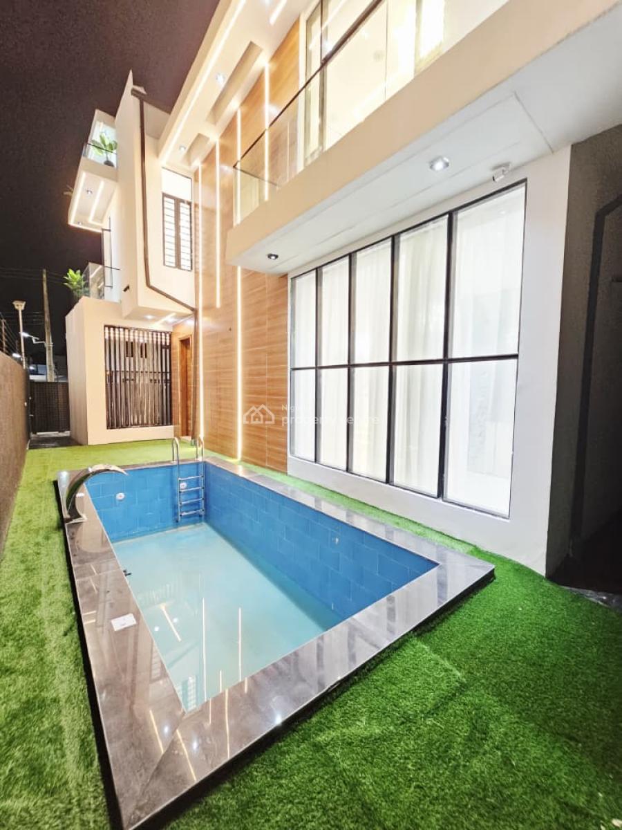 Modern 5 Bedroom Detached Duplex Bq, Hrc Estate, Harris Drive, Lekki, Lagos, Detached Duplex for Sale