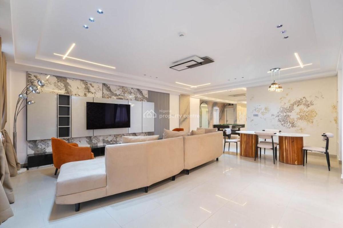 Water Front Furnished 3 Bedroom Apartment., Lekki Phase 1, Lekki, Lagos, Flat / Apartment for Rent