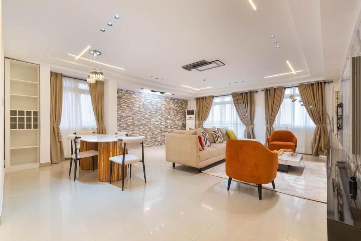Water Front Furnished 3 Bedroom Apartment., Lekki Phase 1, Lekki, Lagos, Flat / Apartment for Rent
