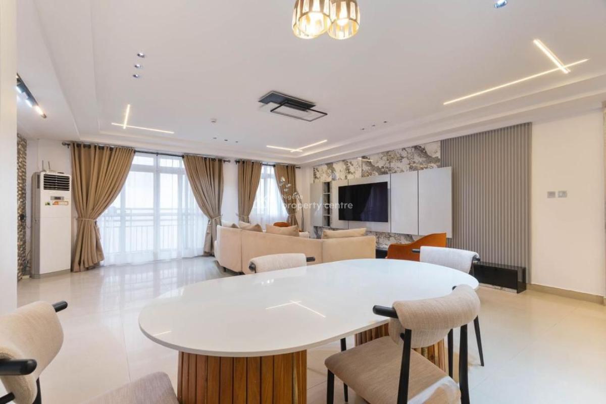 Water Front Furnished 3 Bedroom Apartment., Lekki Phase 1, Lekki, Lagos, Flat / Apartment for Rent