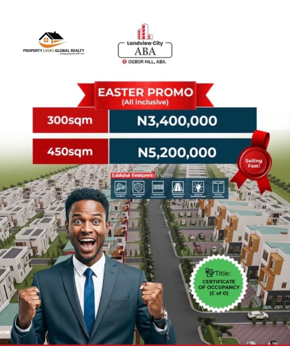 Instant Appreciation Land, Ogbor Hills Aba, Aba, Abia, Residential Land for Sale