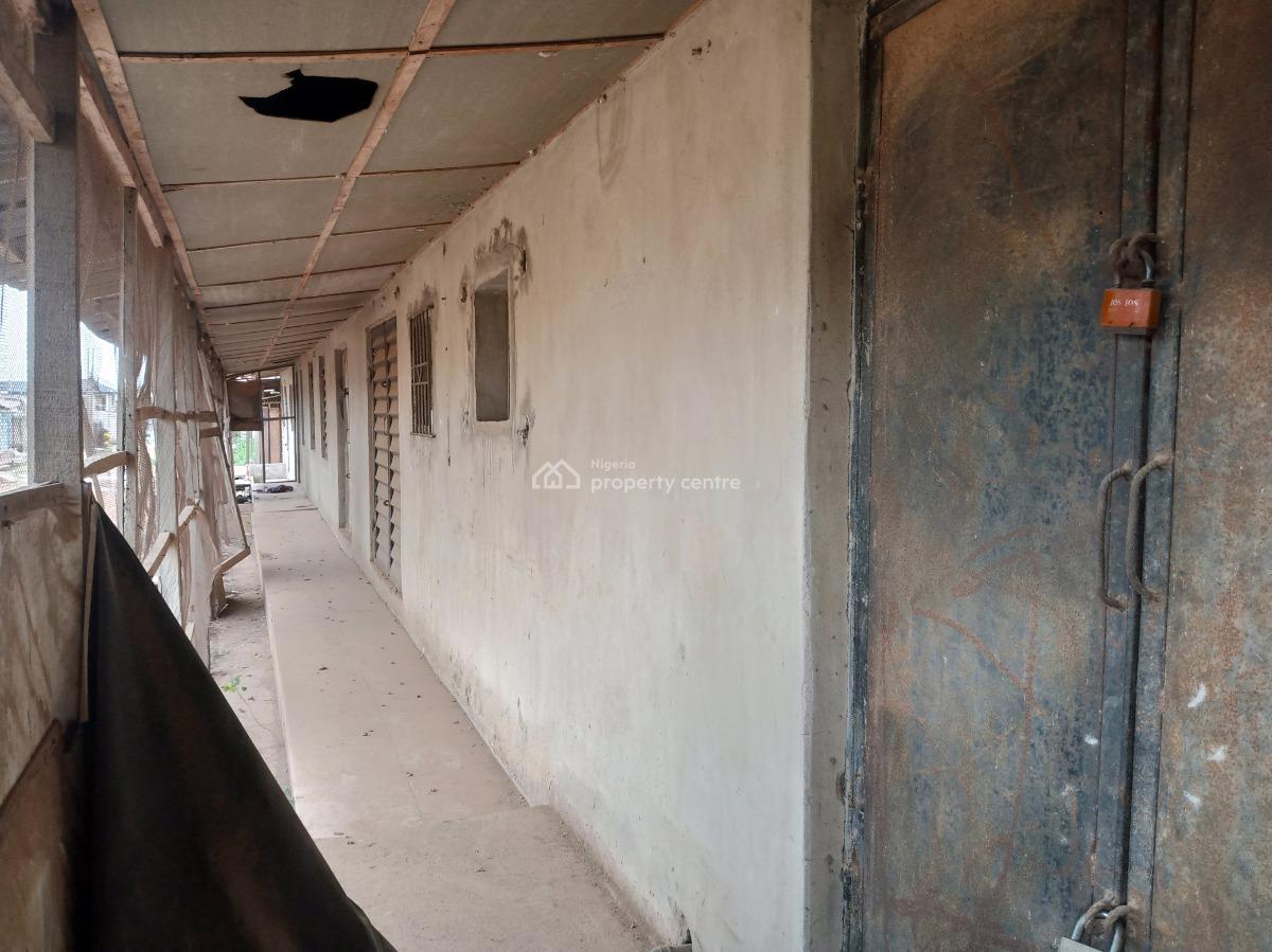 Commercial / Residential Building a Solid Building on 17ft × 110ft, Udeh Street Off Ajoke Ayo Meiran Road, Meiran, Agege, Lagos, Detached Bungalow for Sale