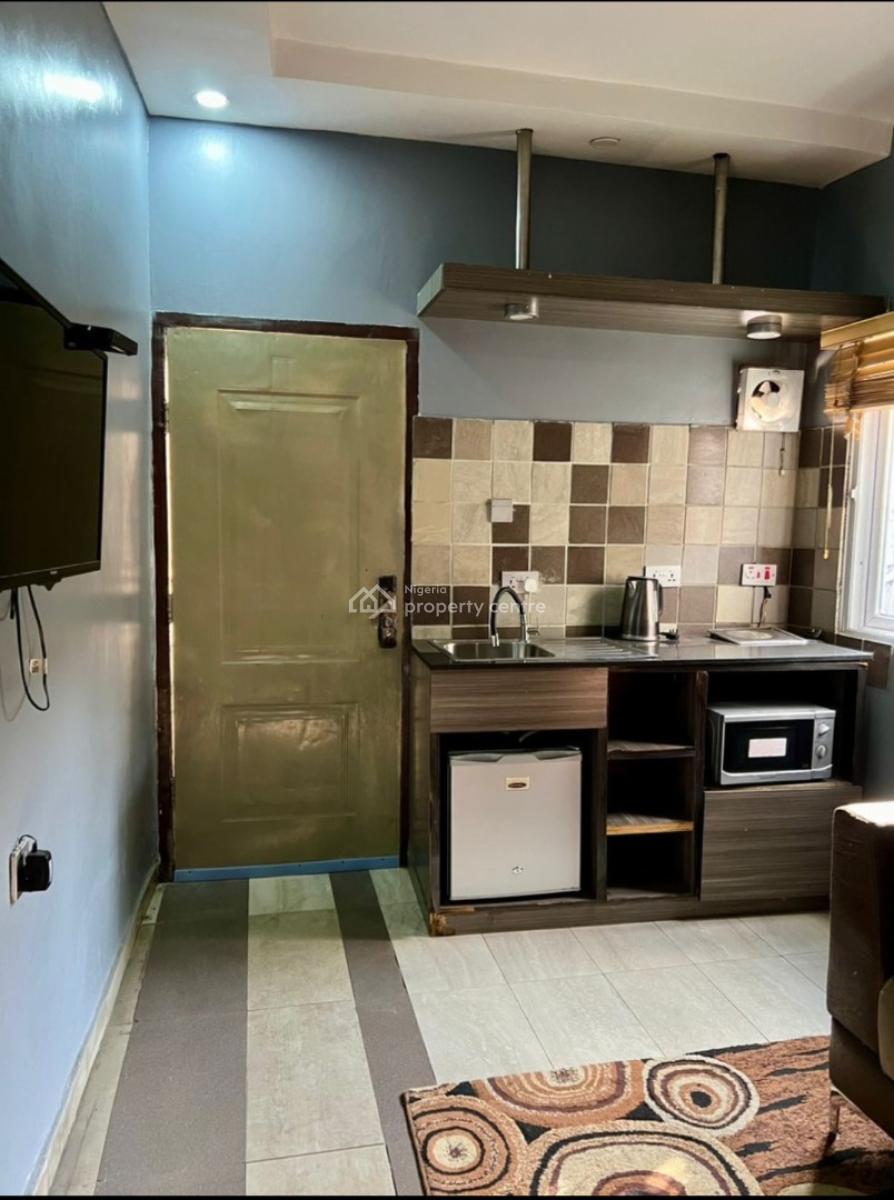1 Bedroom Fully Serviced Apartments, Off Allen, Allen, Ikeja, Lagos, Mini Flat (room and Parlour) Short Let