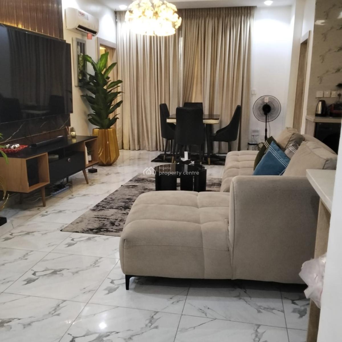 Luxury Furnished 2 Bedroom Service Apartment in a Service Estate, Prewinkle Estate Off Freedom Way, Lekki Phase 1, Lekki, Lagos, Flat / Apartment for Rent